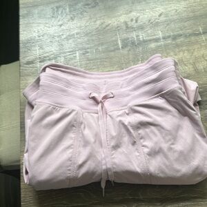 Lululemon pink dance studio with lining